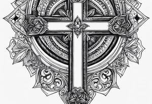 Caldabolg and cross tattoo idea