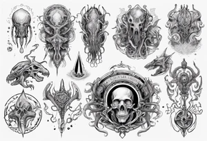 lovecraft myth tattoo tattoo idea