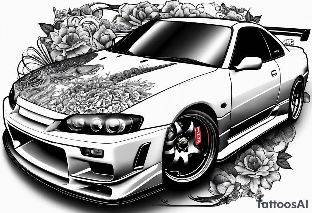 Nissan silvia S15 tattoo idea