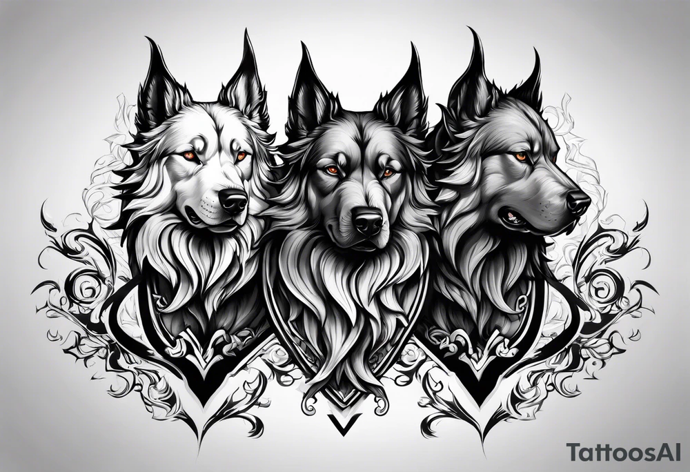 Cerberus tattoo idea