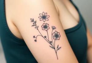 Wildflowers tattoo idea