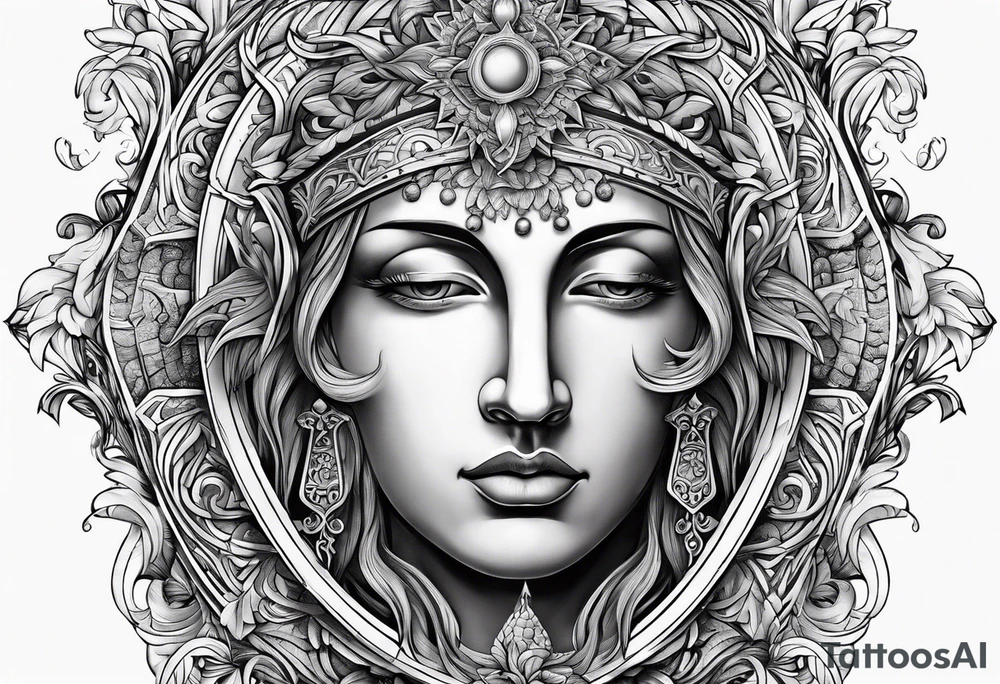 The symbol of Matthias in the bible tattoo idea