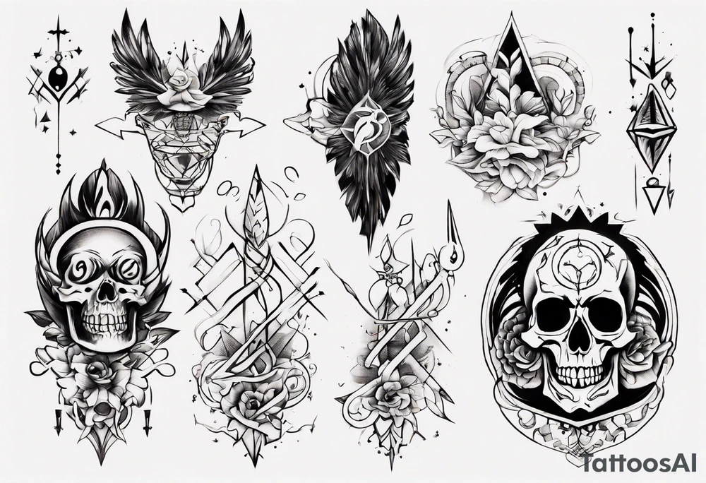 line tattoo tattoo idea