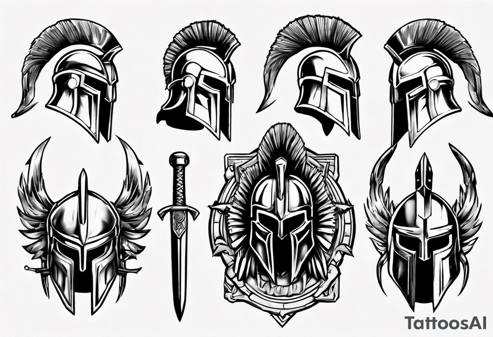 Spartan Warrior tattoo idea