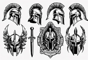 Spartan Warrior tattoo idea