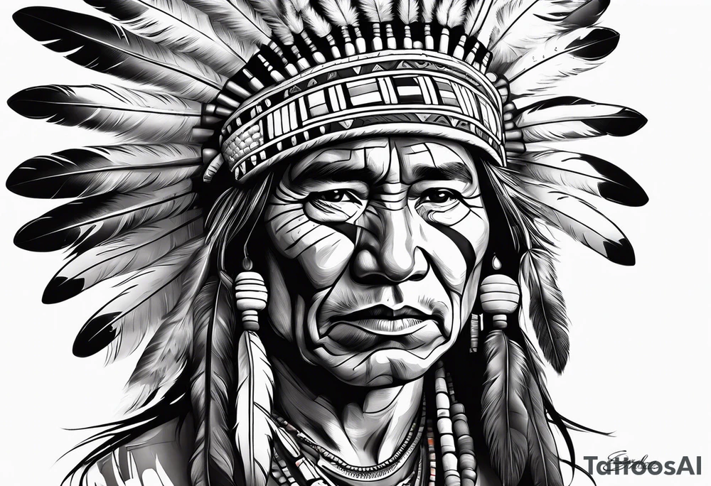 Native American Smudging tattoo idea