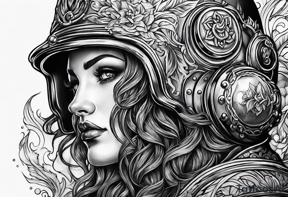 bell diver tattoo idea