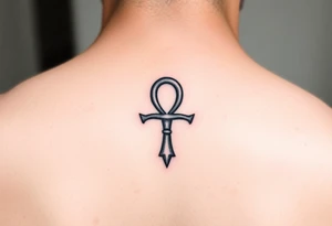 Small Ankh tattoo idea
