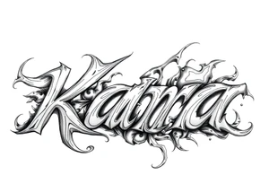 The name Kara tattoo idea