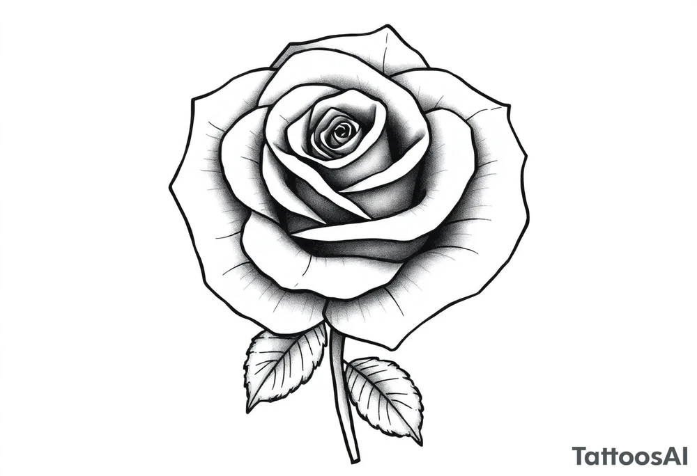 Rose tattoo idea