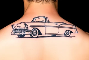 1956 Plymouth Belvedere tattoo idea