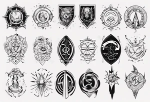 stoic virtues tattoo idea