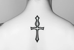 Small Ankh tattoo idea