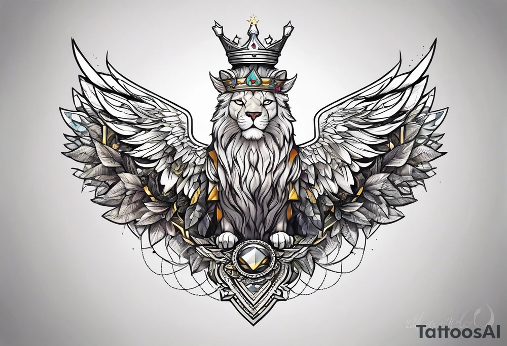 A legendary king, lives in the sky tattoo idea