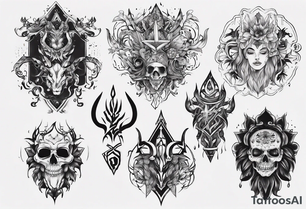 Тату рукав мужской tattoo idea