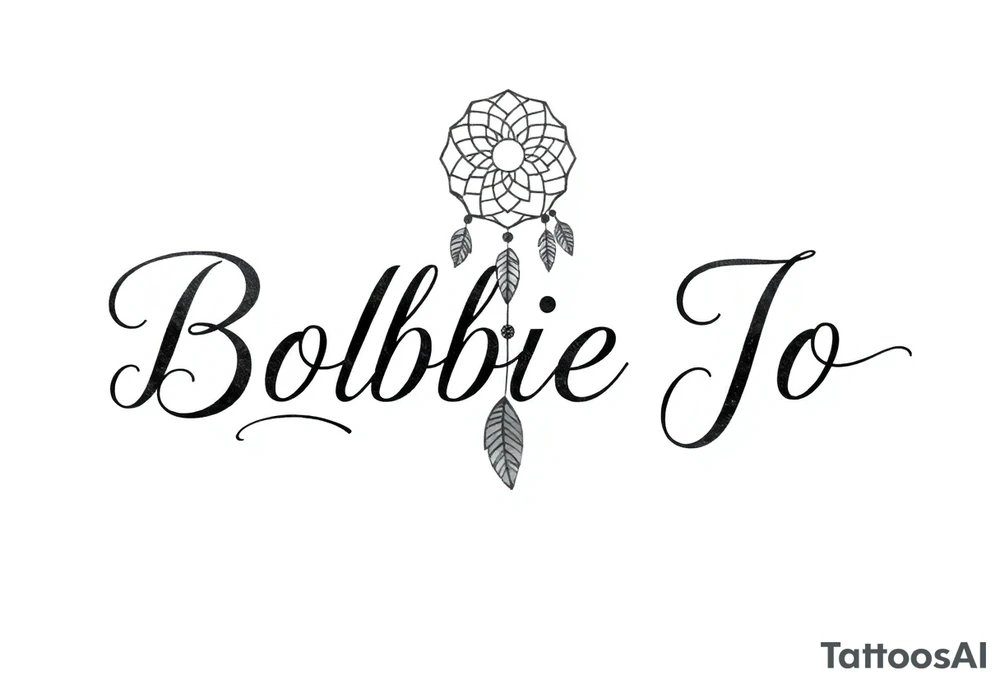 Bobbie Jo with dream catcher tattoo idea