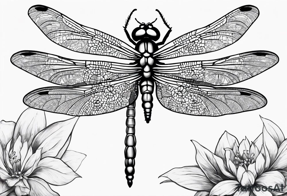 tutto passo dragonfly tattoo idea
