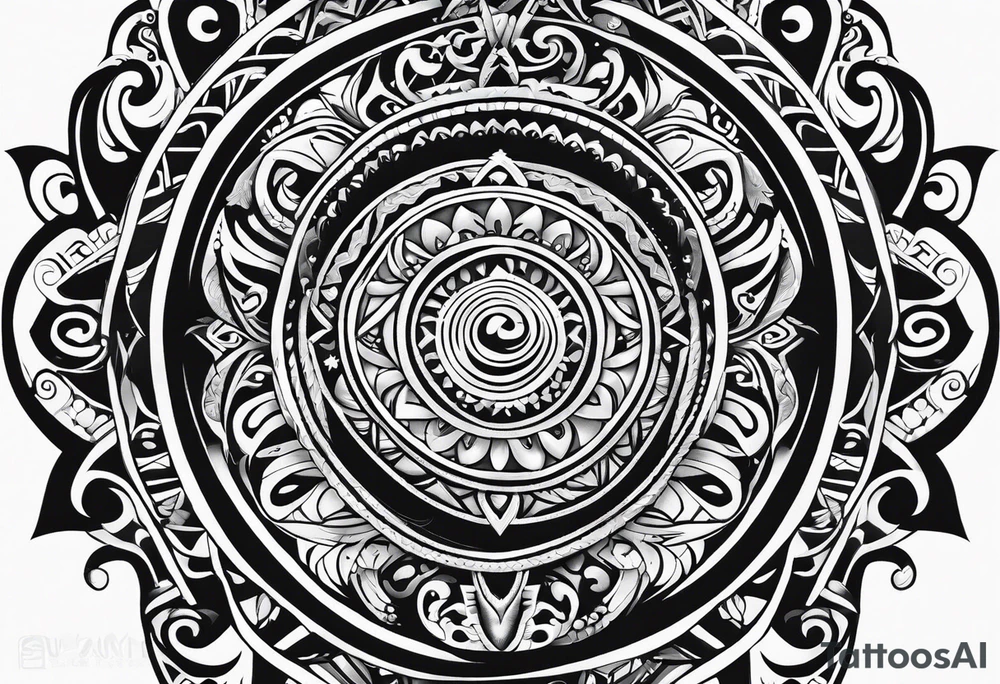 maori band for around an arm tattoo idea