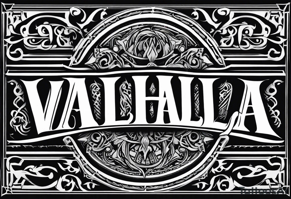 Valhalla tattoo idea