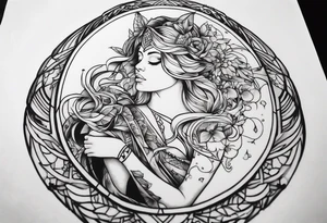 angle tattoo idea