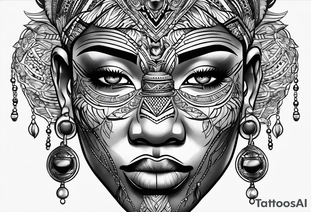 african tattoo idea