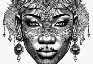 african tattoo idea