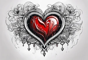 Bloody Heart tattoo idea