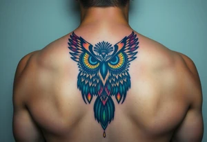 Majestic owl tattoo idea