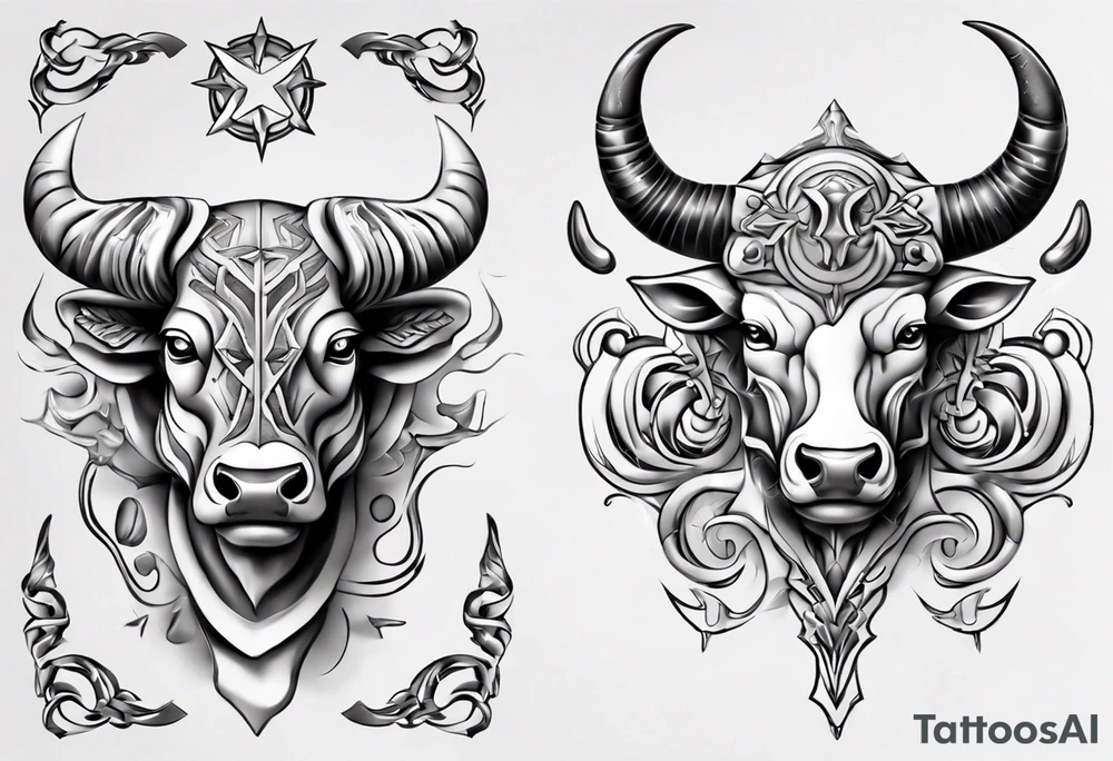Taurus tattoo idea