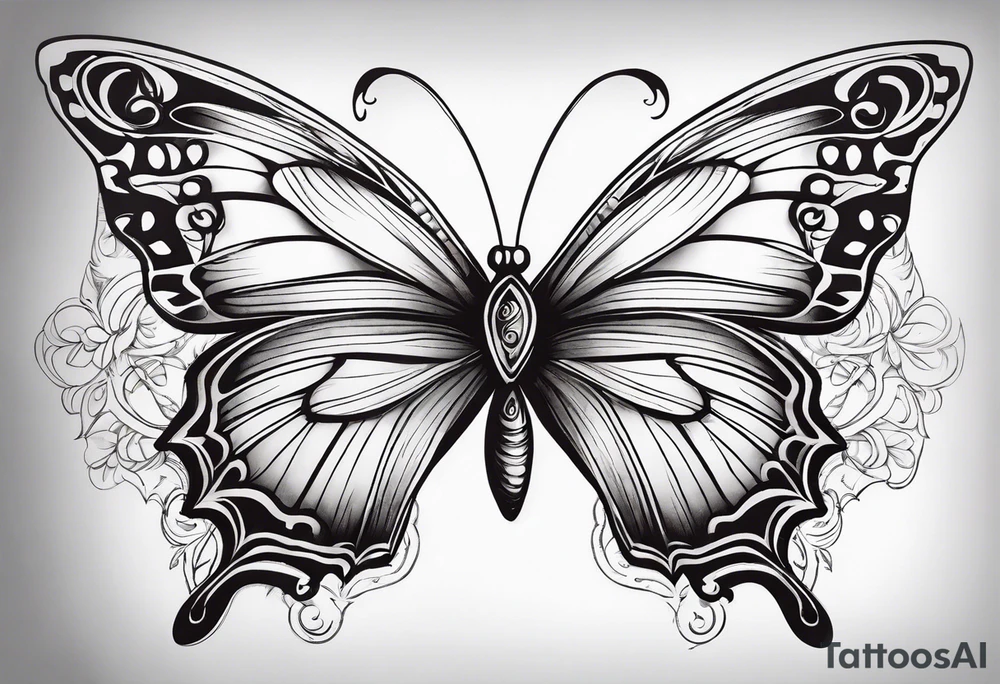 butterflies tattoo idea