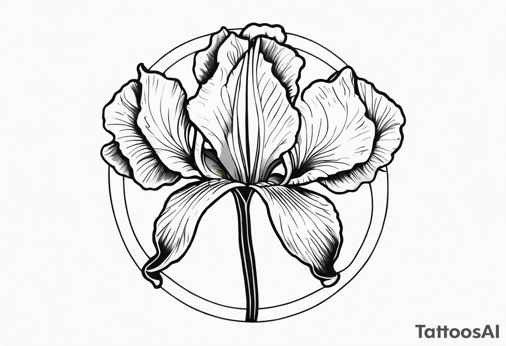 Goddess iris tattoo idea