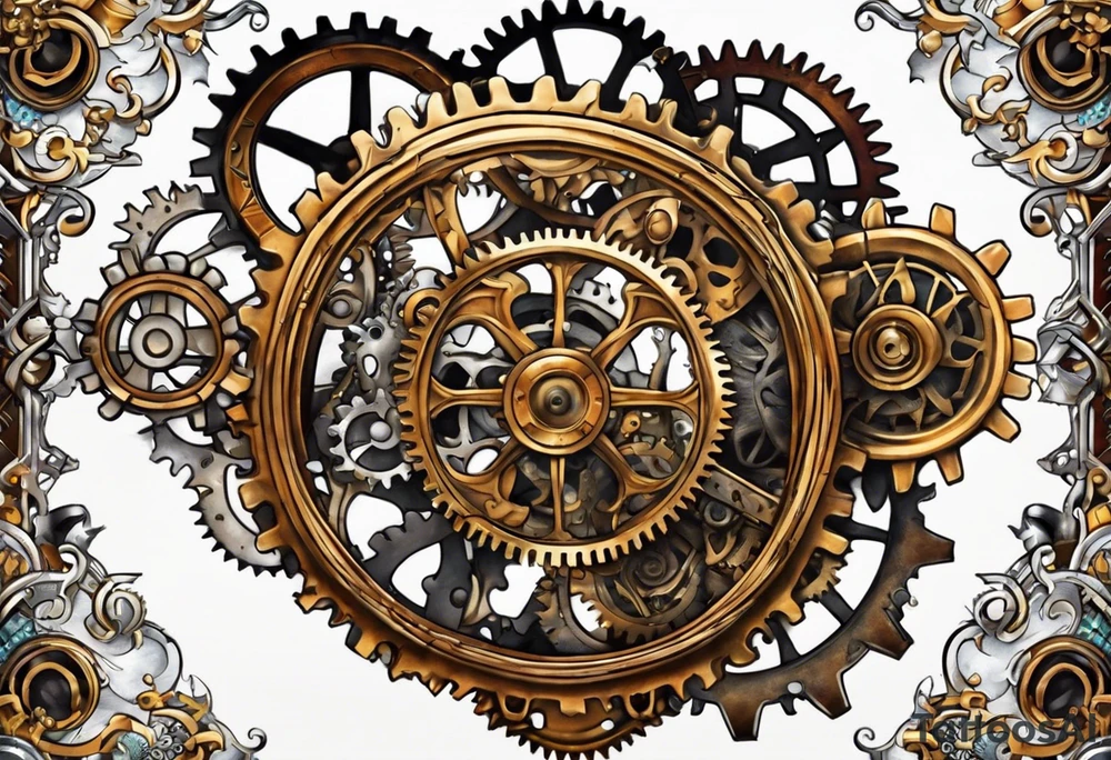 steam punk, Gears, Autism tattoo idea