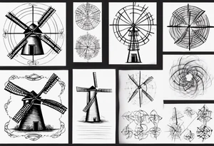 Friendship graph mathematically correct with a prime knot 6,1, dutch windmill graph that is cute tattoo idea