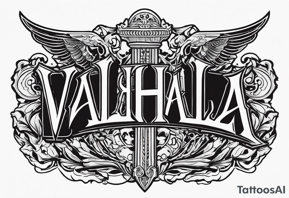 Valhalla military tattoo idea