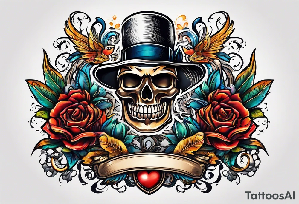 happy on the outside tattoo idea
