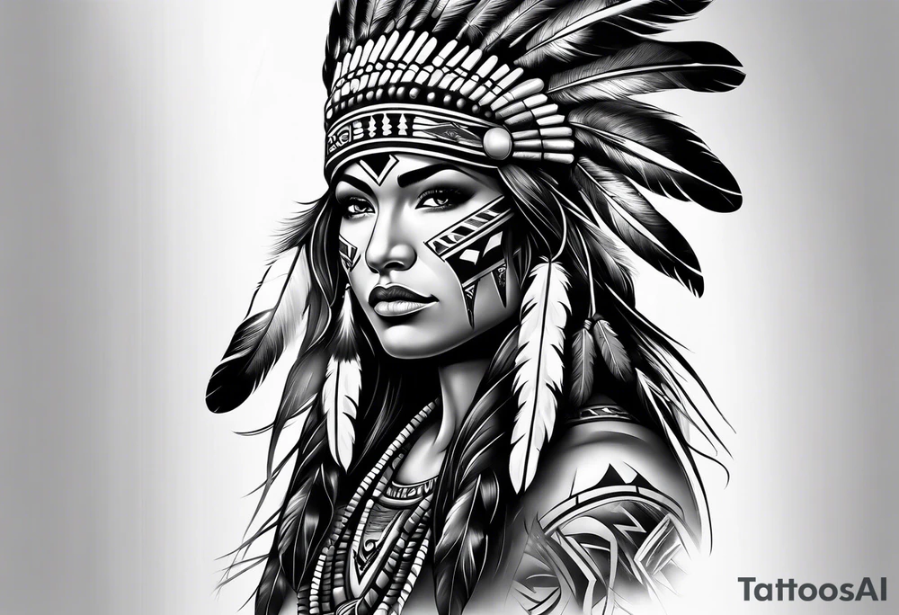 Native American Sleeve tattoo idea
