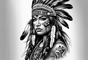 Native American Sleeve tattoo idea