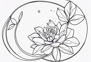 lilac tattoo idea