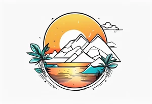 Summer tattoos tattoo idea