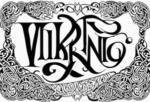 Viking tattoo idea