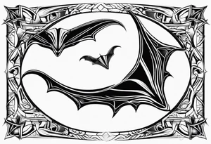 Arm band with manta ray tattoo idea