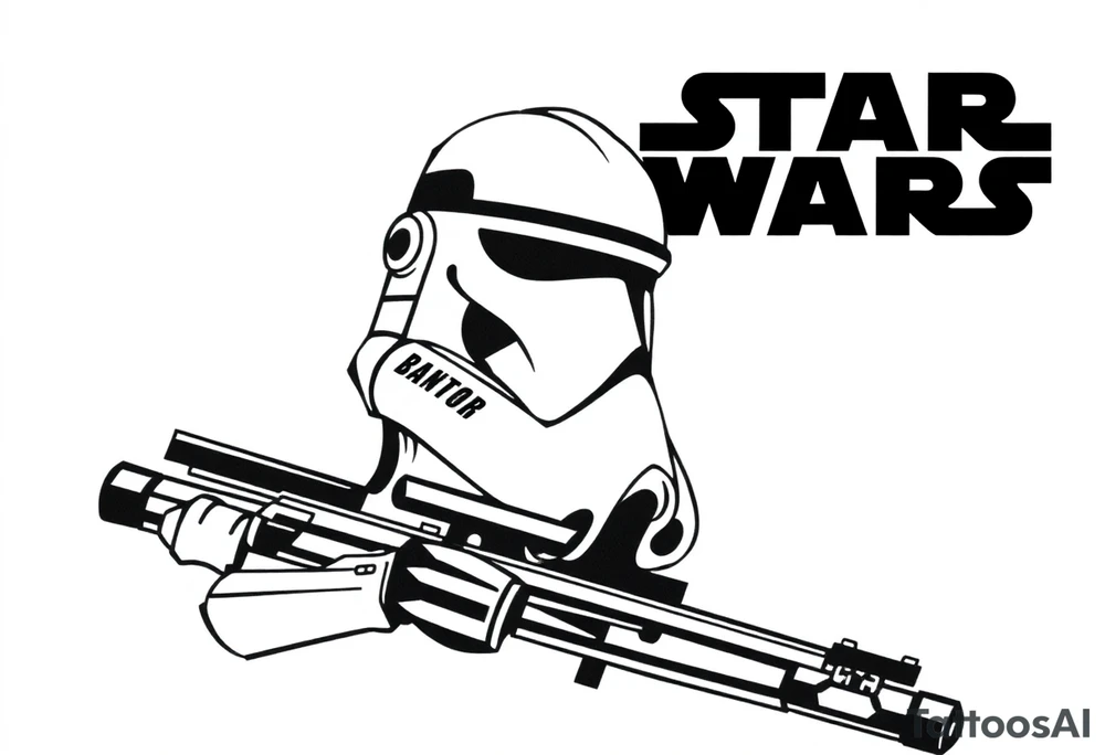 Star Wars clone trooper tattoo idea