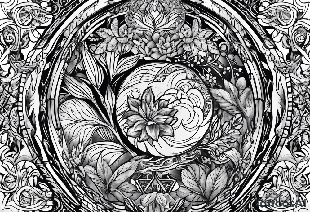 bark tattoo idea