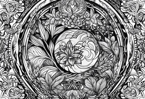 bark tattoo idea