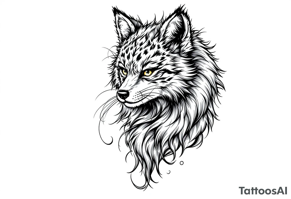 furry girl tattoo idea