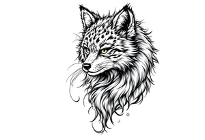 furry girl tattoo idea