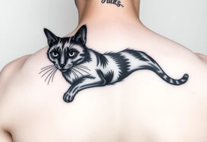 Black Cat tattoo idea
