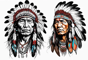 Native American Smudging tattoo idea
