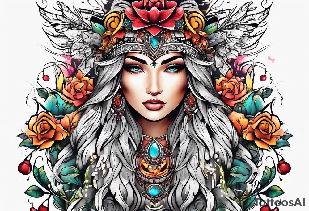 Love, source, abundance tattoo idea