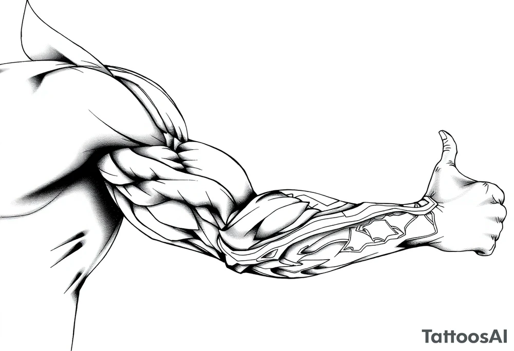 cultura egipcia  y dragón ball z tattoo idea